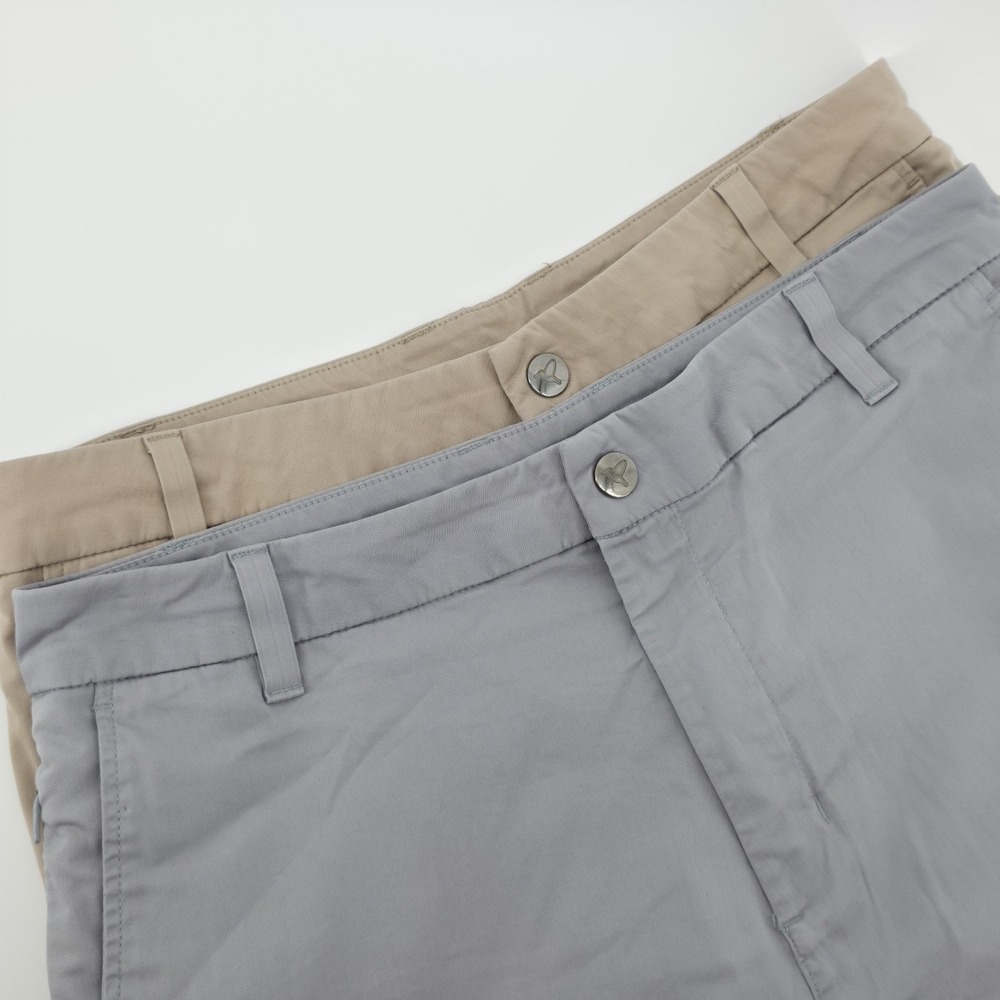 Birddog Chino Pants Mens 32x30 Bundle Of 2, Gray & Tan Performance